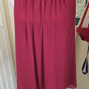 White House Black Market Rose-Pink Sleevelss Blouse